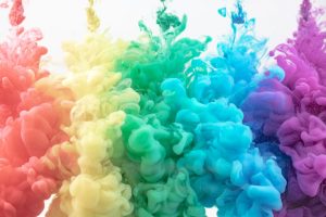 Photo Colorful brushstrokes