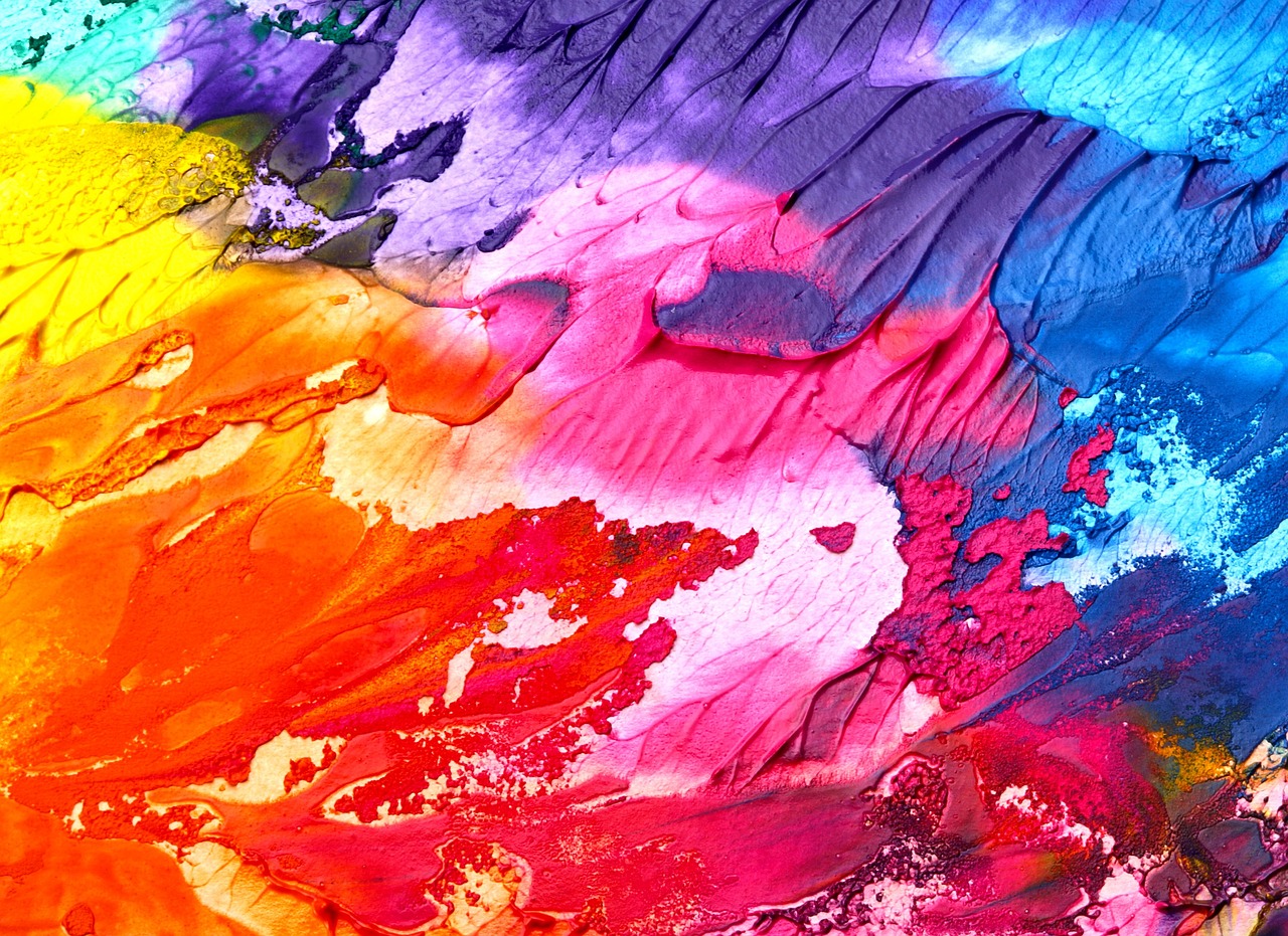 Canvas schilderij met kleurrijke zomerse landschappen